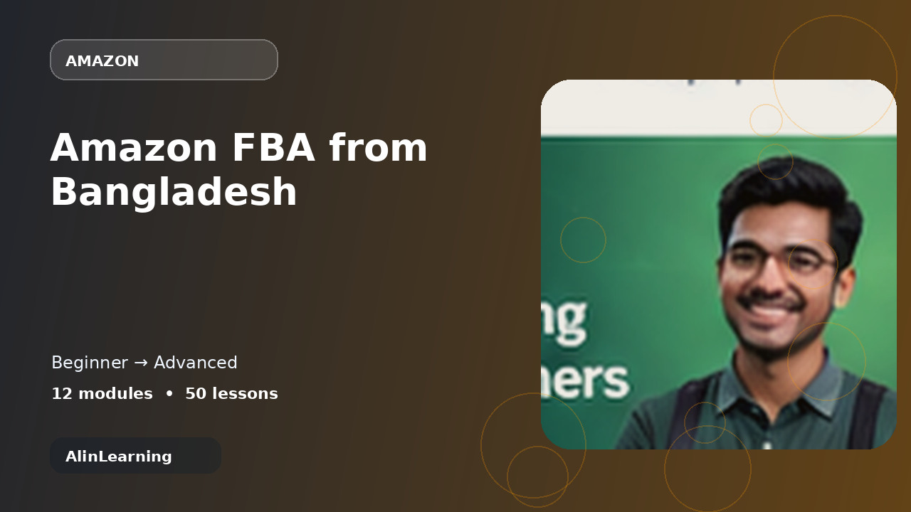 বাংলাদেশ থেকে Amazon FBA