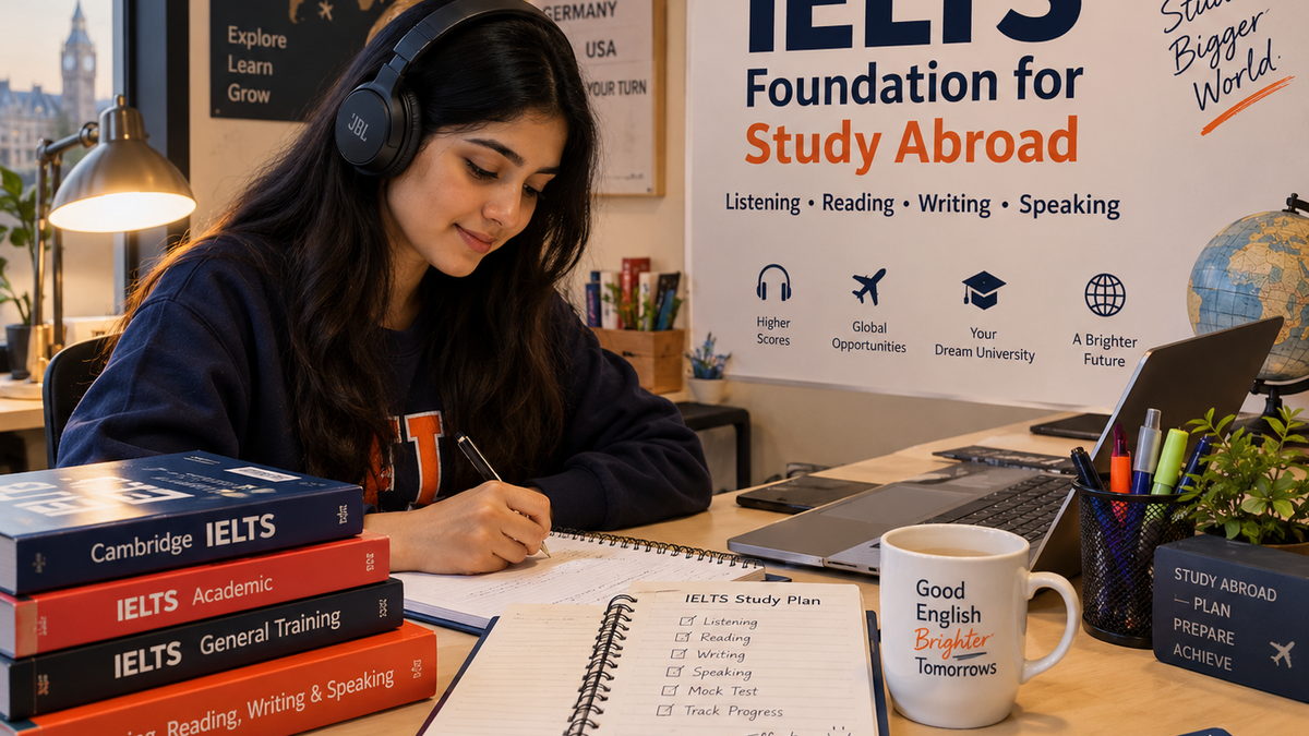 বাংলাদেশি শিক্ষার্থীদের IELTS প্রস্তুতি কোর্স | IELTS Foundation for Study Abroad