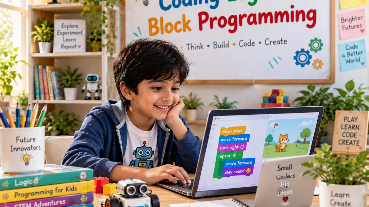 শিশুদের কোডিং লজিক ও ব্লক প্রোগ্রামিং | Coding Logic & Block Programming