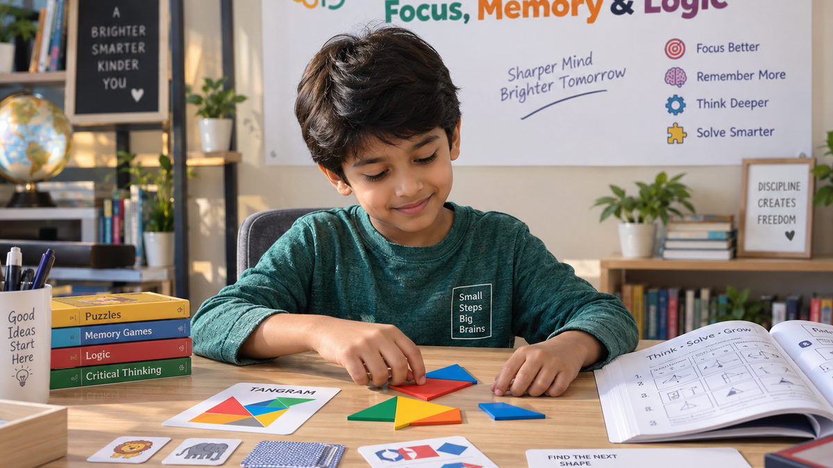 মাইন্ড জিম: মনোযোগ, স্মৃতি ও লজিক | Mind Gym: Focus, Memory & Logic