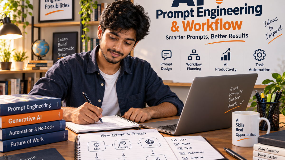 প্রম্পট ইঞ্জিনিয়ারিং ও এআই ওয়ার্কফ্লো | Prompt Engineering & AI Workflows